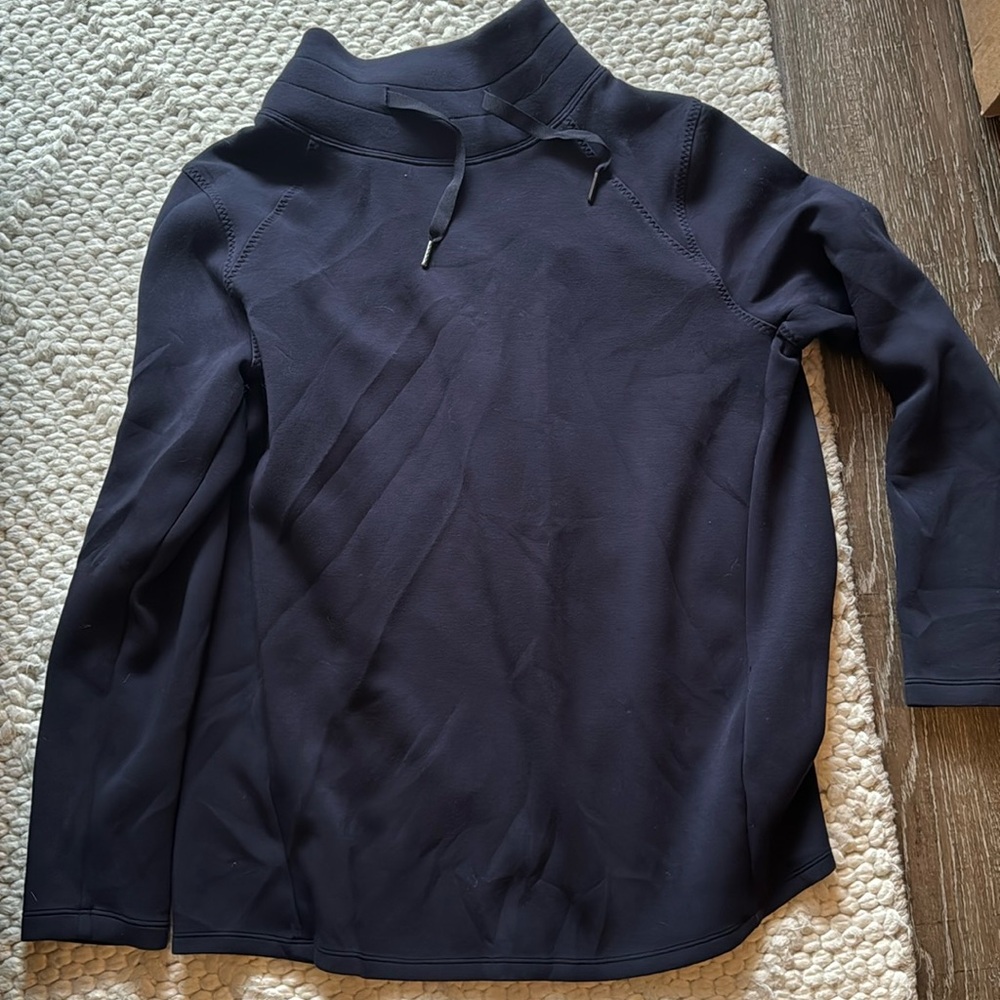 Spanx Size Large Pullover Navy - image 1